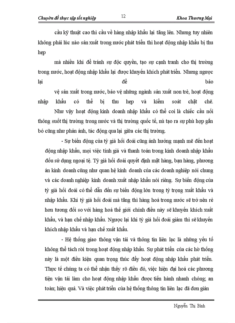 image for page Thực trạng hiệu quả hoạt động nhập khẩu của công ty máy và phụ tùng trong những năm gần đây