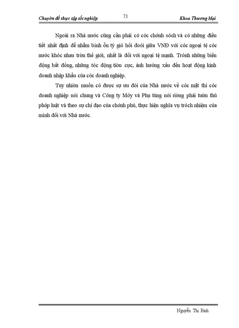 image for page Thực trạng hiệu quả hoạt động nhập khẩu của công ty máy và phụ tùng trong những năm gần đây