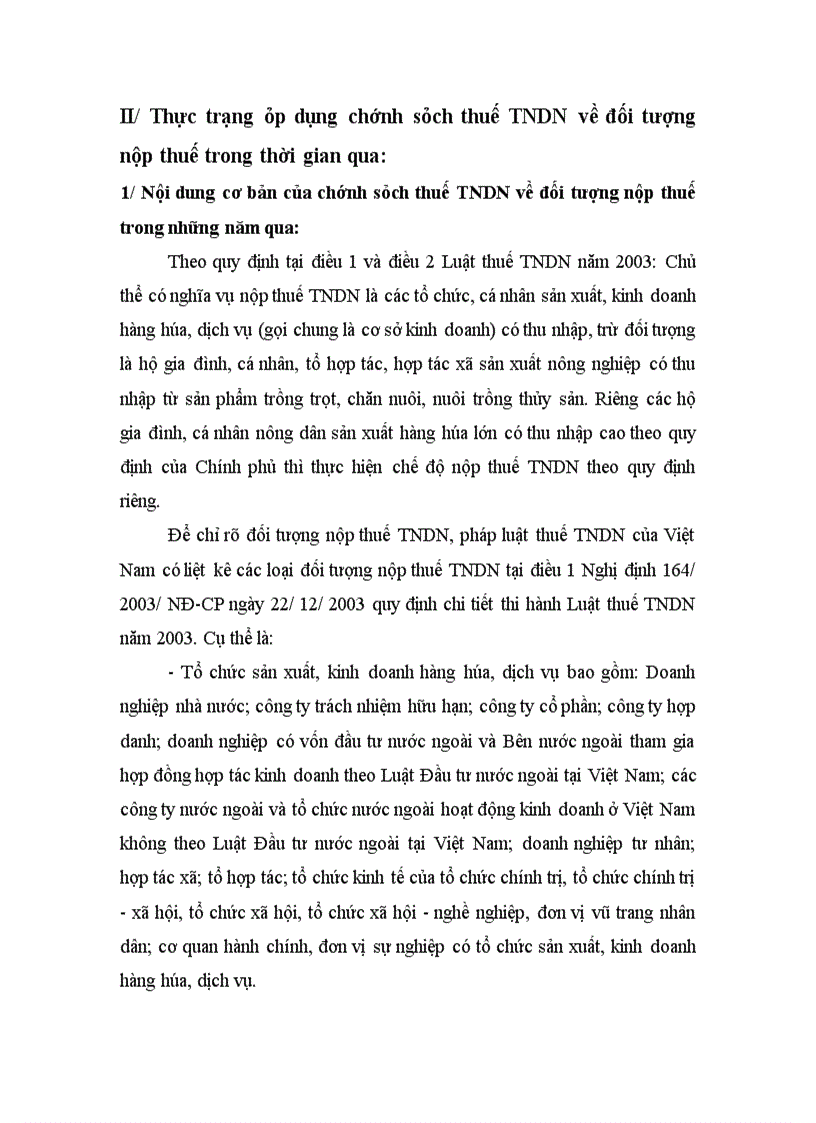 image for page Thực trạng áp dụng chính sách thuế TNDN về đối tượng nộp thuế trong thời gian qua