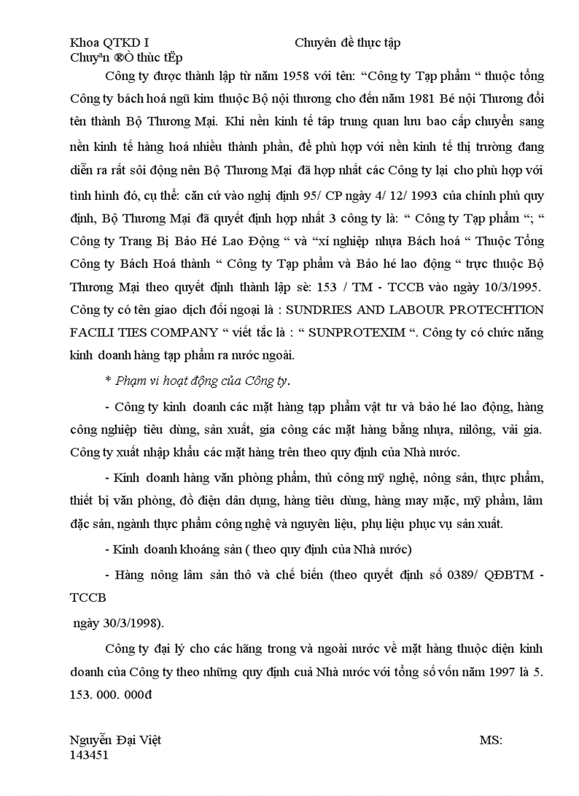 image for page Hoàn thiện kế toán bán hàng và xác định kết quả bán hàng tại công ty Tạp Phẩm và Bảo hộ lao động Hà nội