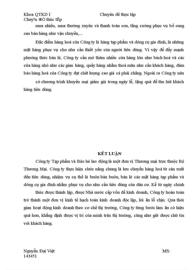 image for page Hoàn thiện kế toán bán hàng và xác định kết quả bán hàng tại công ty Tạp Phẩm và Bảo hộ lao động Hà nội