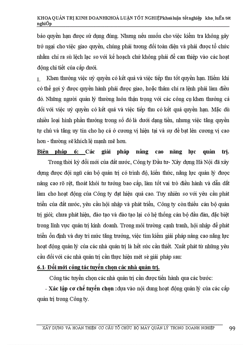 image for page Xây dựng và hoàn thiện cơ cấu tổ chức bộ máy quản lý tại Công ty Đầu tư - Xây dựng Hà Nội