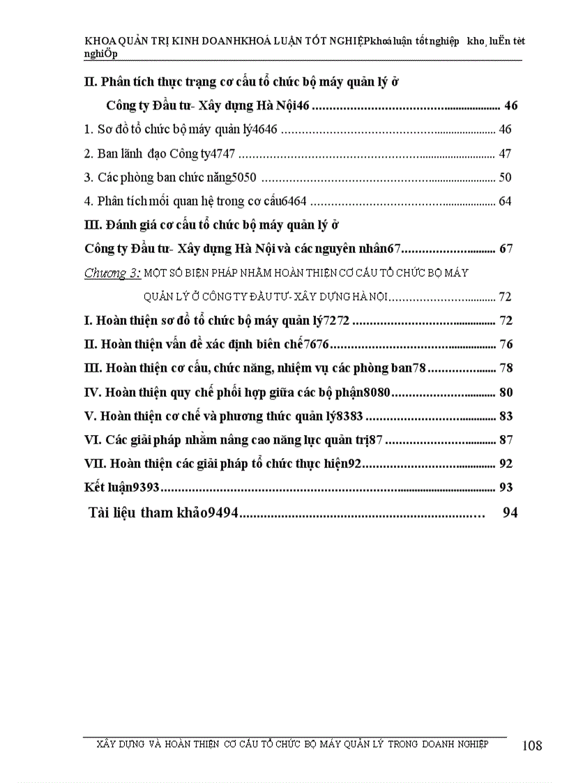 image for page Xây dựng và hoàn thiện cơ cấu tổ chức bộ máy quản lý tại Công ty Đầu tư - Xây dựng Hà Nội