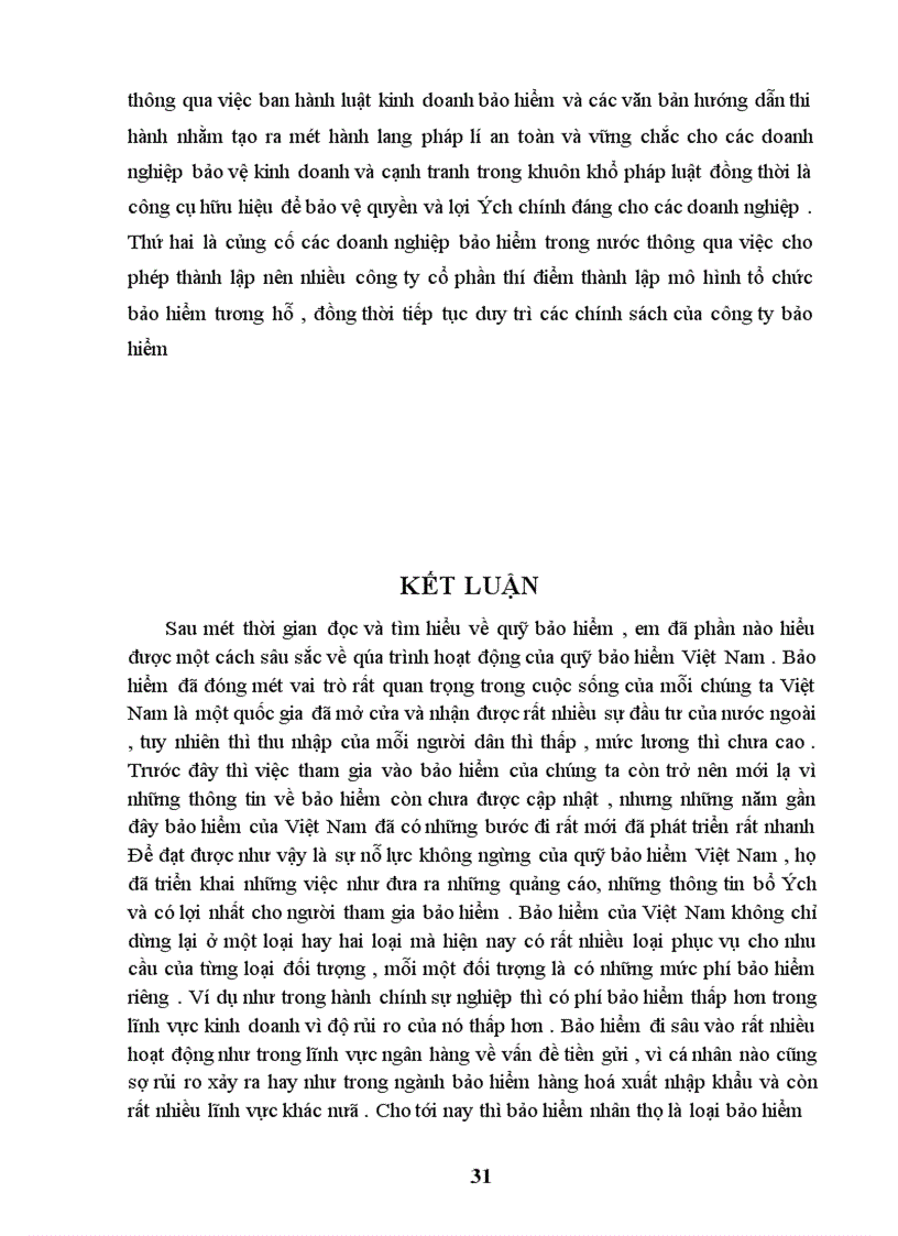 image for page Quá trình hoạt động và thực trạng của qũy bảo hiểm Việt Nam