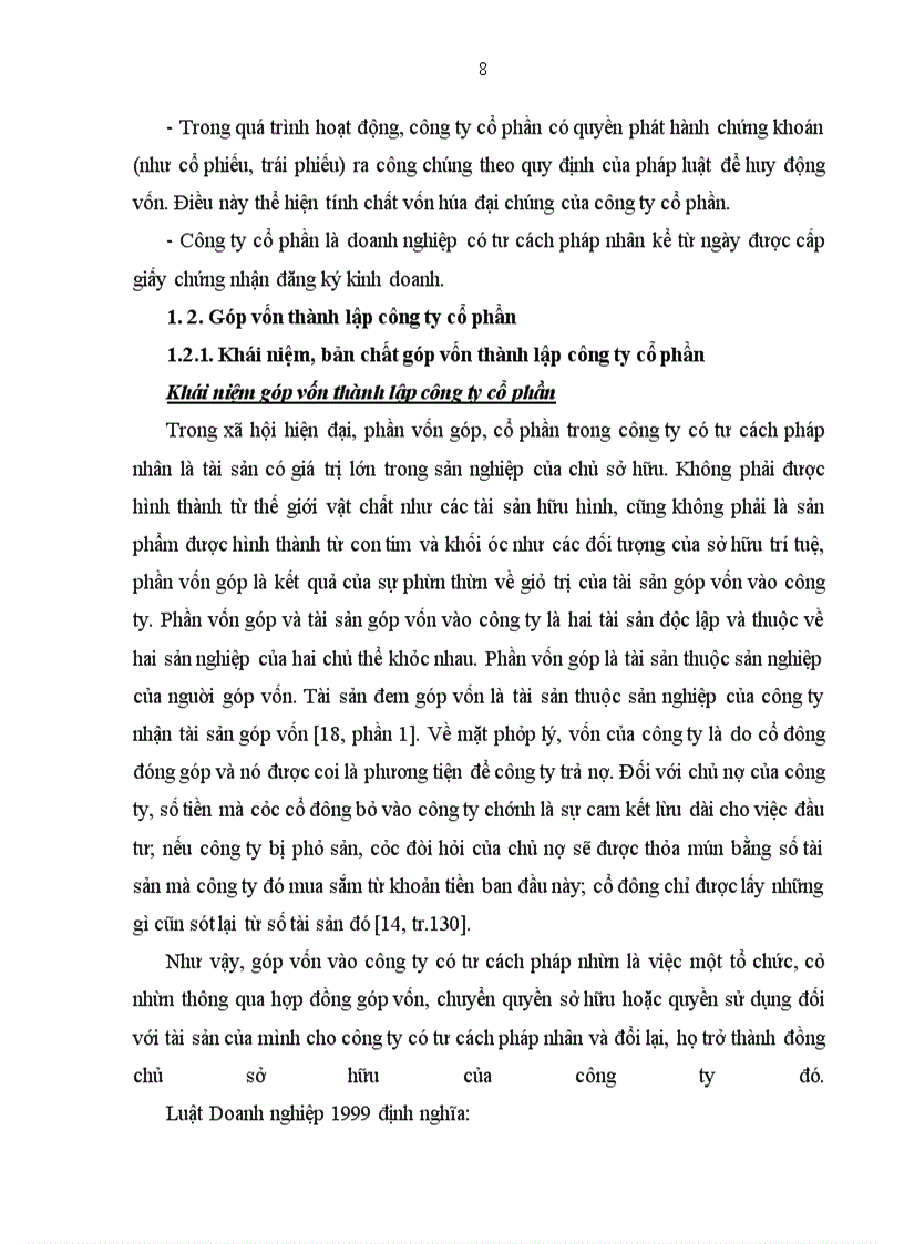 image for page Pháp luật hiện hành về góp vốn thành lập công ty cổ phần và một số kiến nghị nhằm hoàn thiện pháp luật về góp vốn thành lập công ty cổ phần