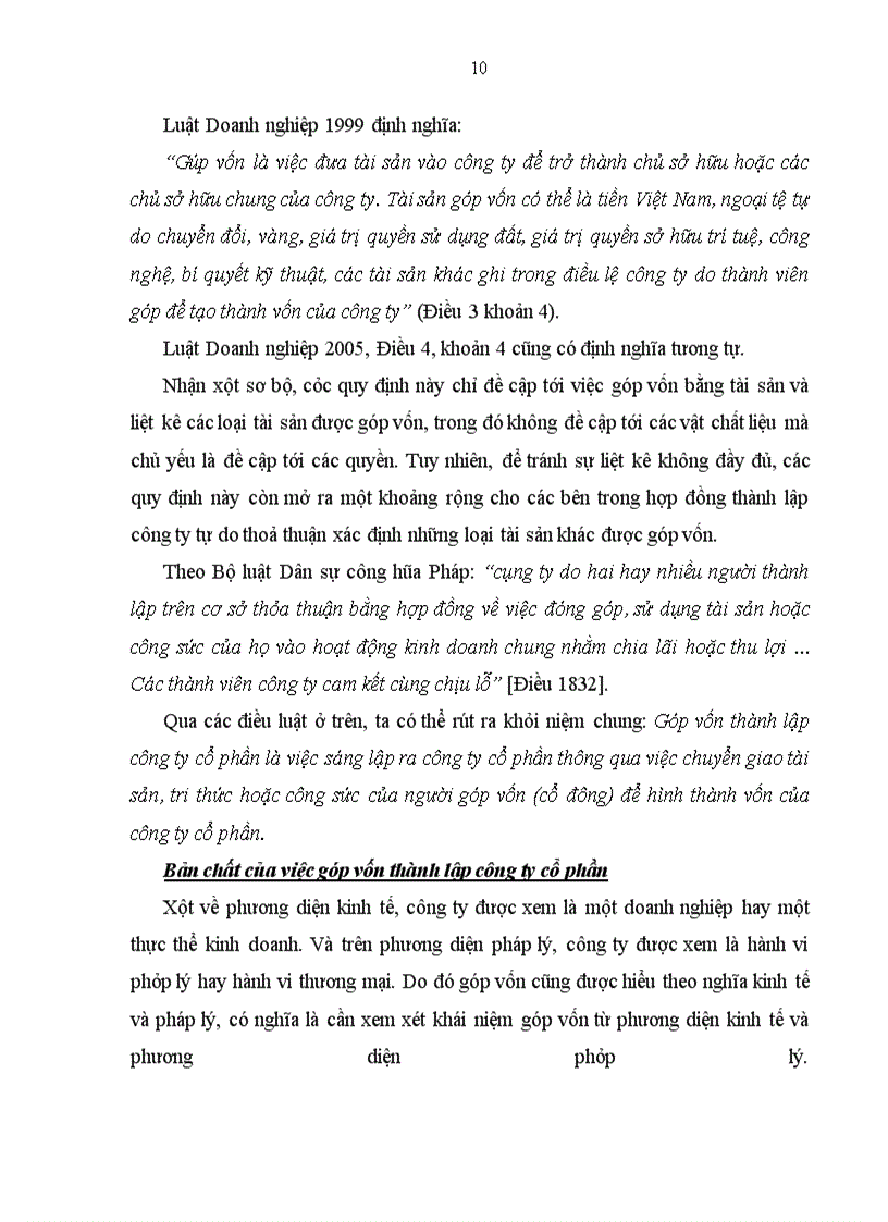 image for page Pháp luật hiện hành về góp vốn thành lập công ty cổ phần và một số kiến nghị nhằm hoàn thiện pháp luật về góp vốn thành lập công ty cổ phần