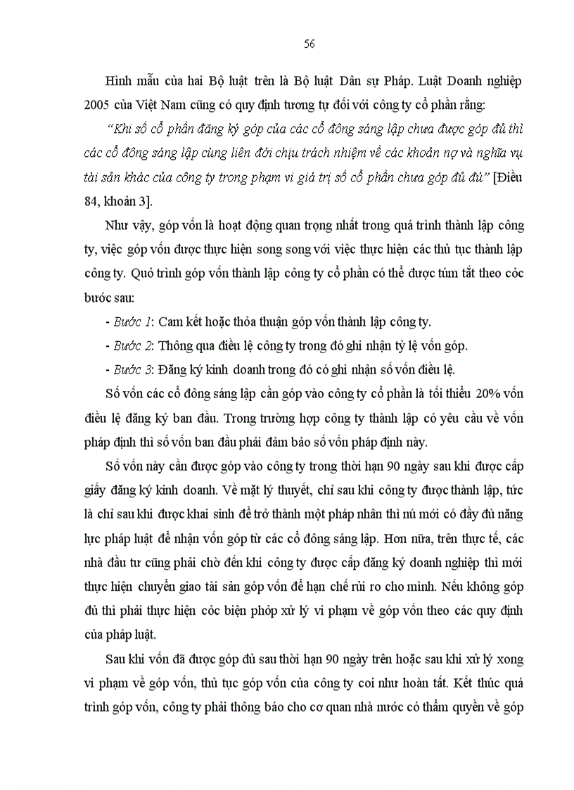 image for page Pháp luật hiện hành về góp vốn thành lập công ty cổ phần và một số kiến nghị nhằm hoàn thiện pháp luật về góp vốn thành lập công ty cổ phần