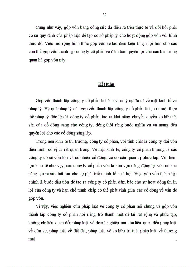 image for page Pháp luật hiện hành về góp vốn thành lập công ty cổ phần và một số kiến nghị nhằm hoàn thiện pháp luật về góp vốn thành lập công ty cổ phần