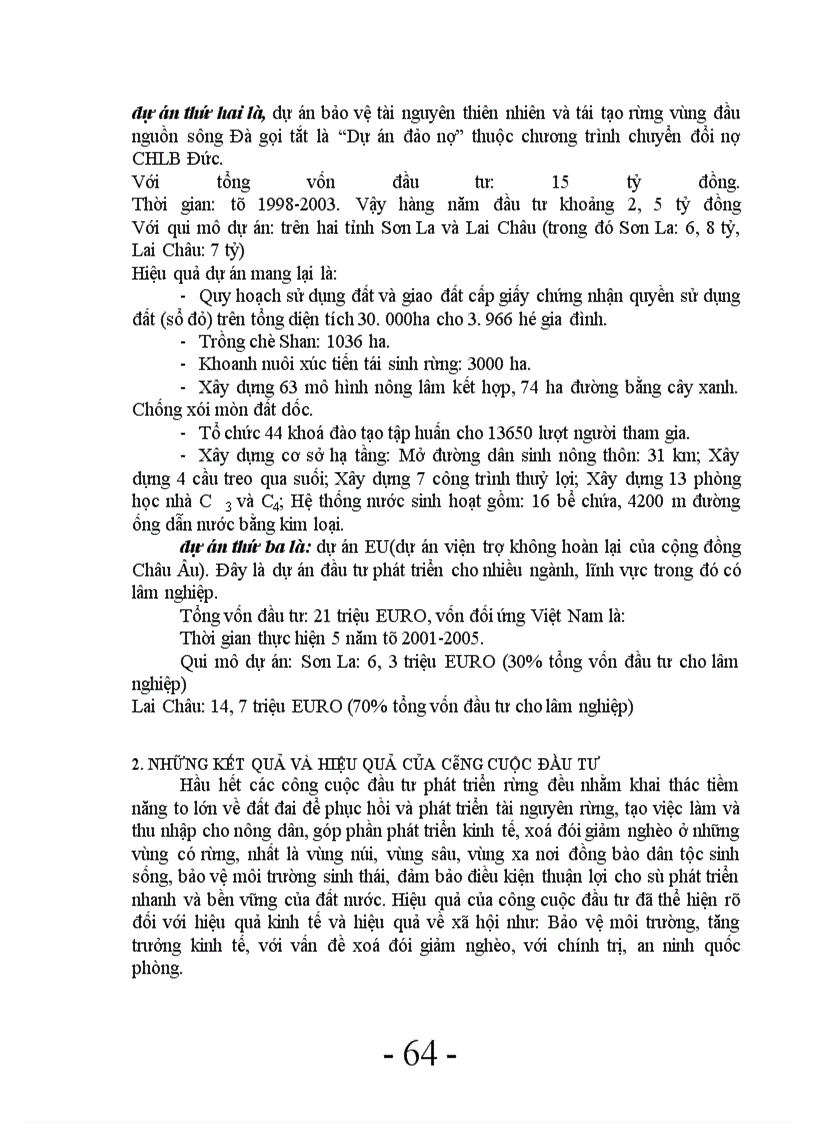 image for page Đầu tư phát triển lâm nghiệp vùng Tây Bắc-Việt Nam. Cơ hội và giải pháp