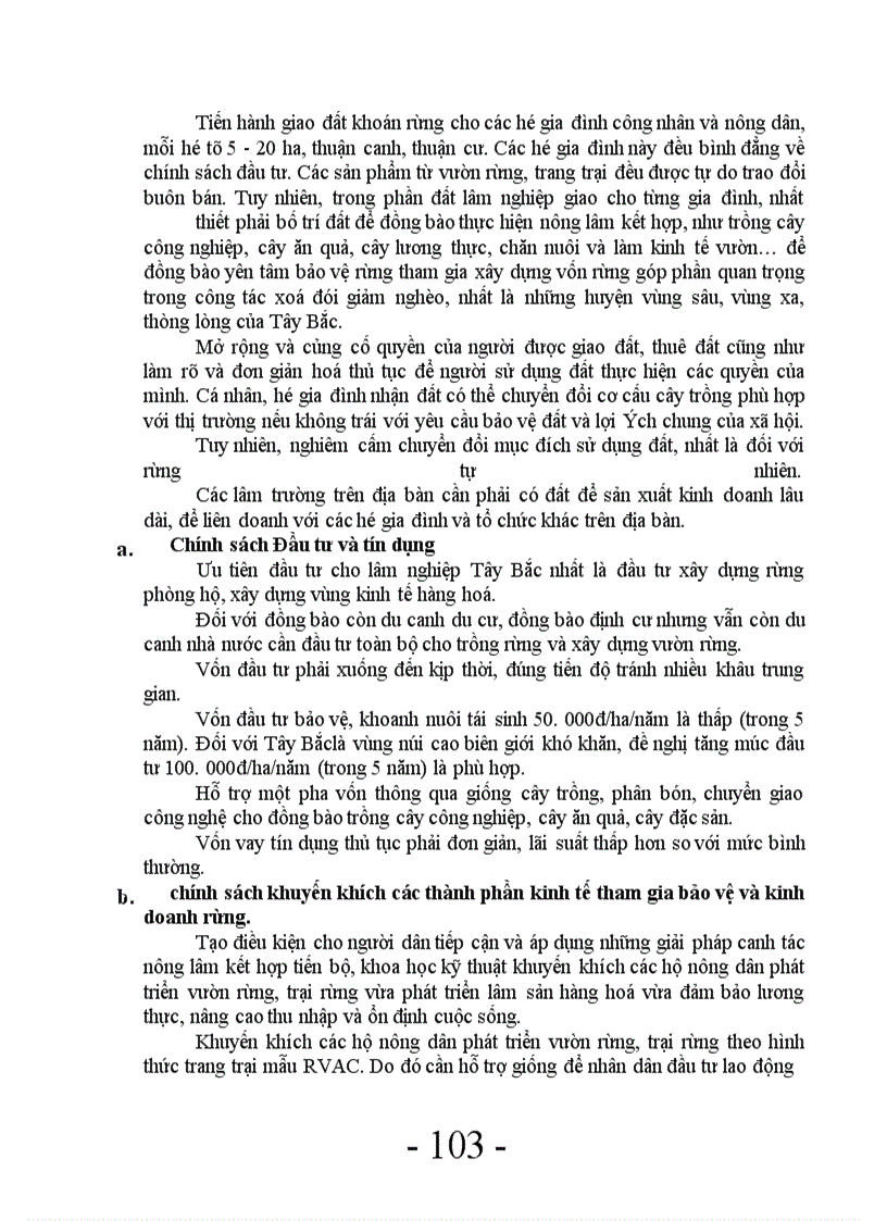 image for page Đầu tư phát triển lâm nghiệp vùng Tây Bắc-Việt Nam. Cơ hội và giải pháp
