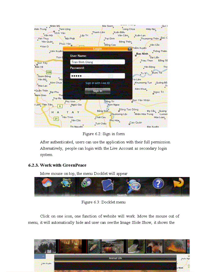 image for page Web-based Geographic Information System