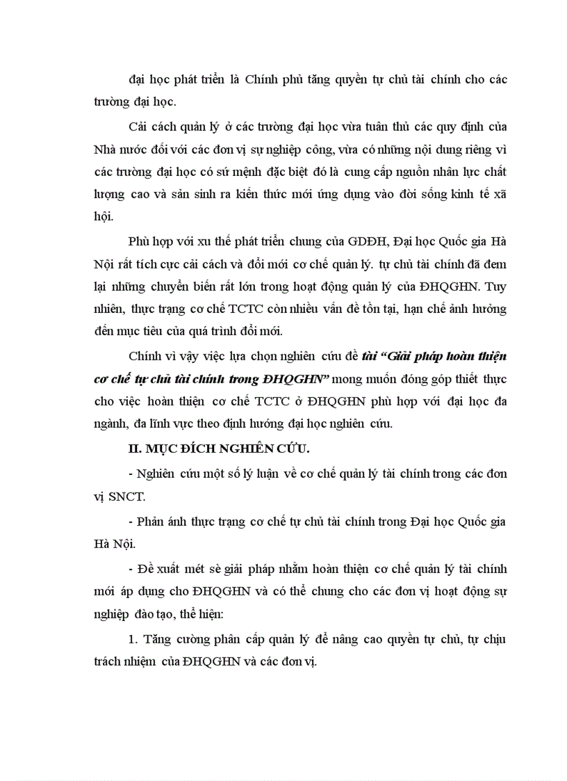 image for page Giải pháp hoàn thiện cơ chế tự chủ tài chính trong ĐHQGHN mong muốn đóng góp thiết thực cho việc hoàn thiện cơ chế TCTC ở ĐHQGHN phù hợp với đại học đa ngành, đa lĩnh vực theo định hướng đại học nghiên cứu