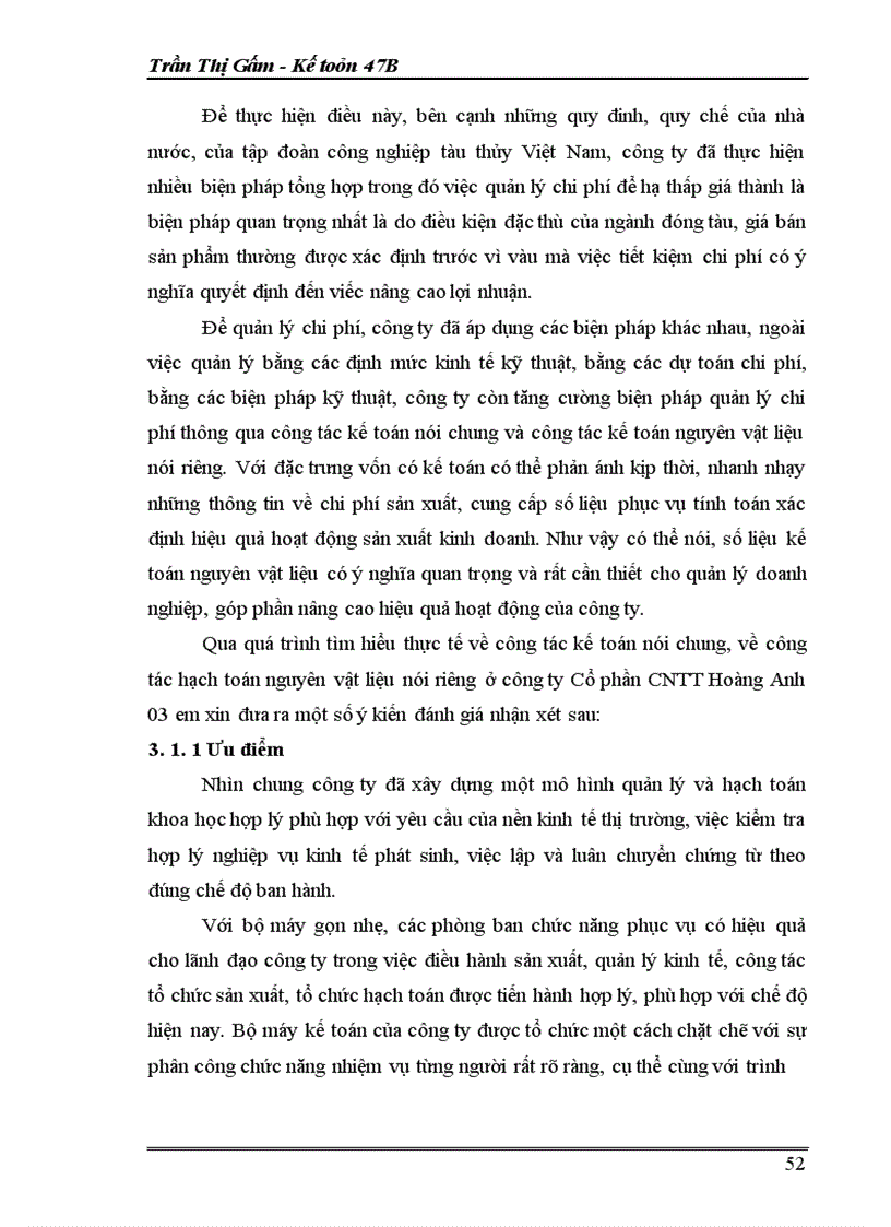 image for page Hoàn thiện kế toán nguyên vật liệu tại Công ty Cổ phần CNTT Hoàng Anh 03