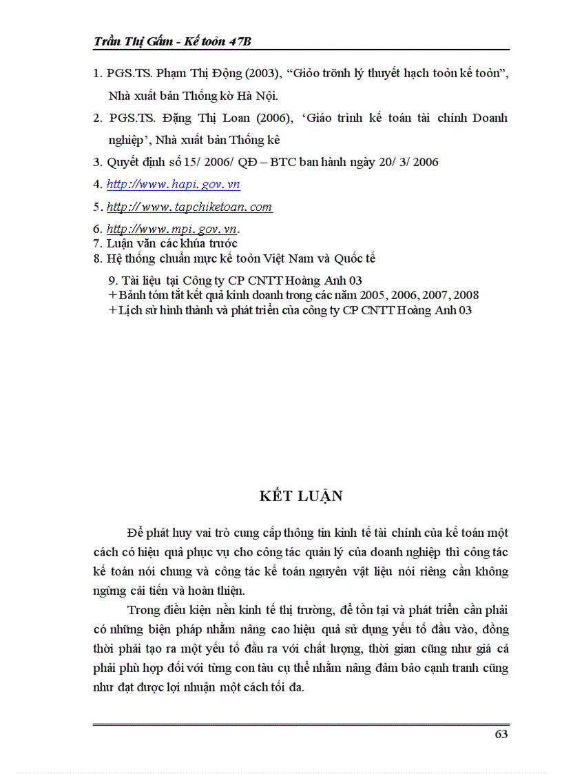 image for page Hoàn thiện kế toán nguyên vật liệu tại Công ty Cổ phần CNTT Hoàng Anh 03
