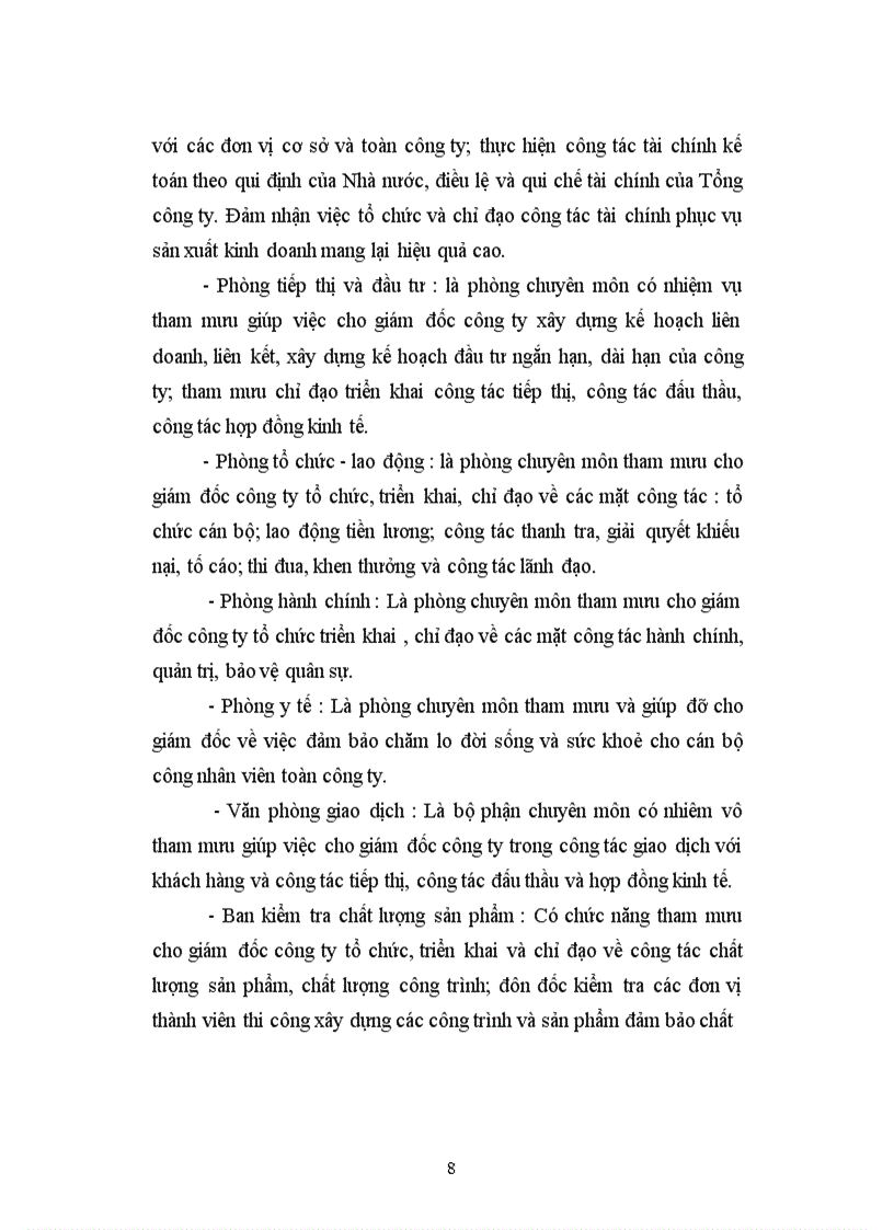 image for page Tình hình hoạt động sản xuất kinh doanh ở công ty cơ khí và xây lắp