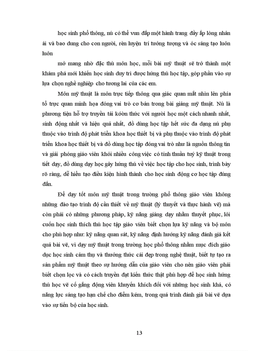 image for page Mục tiêu, nhiệm vụ nội dung của môn mỹ thuật ở trường phổ thông