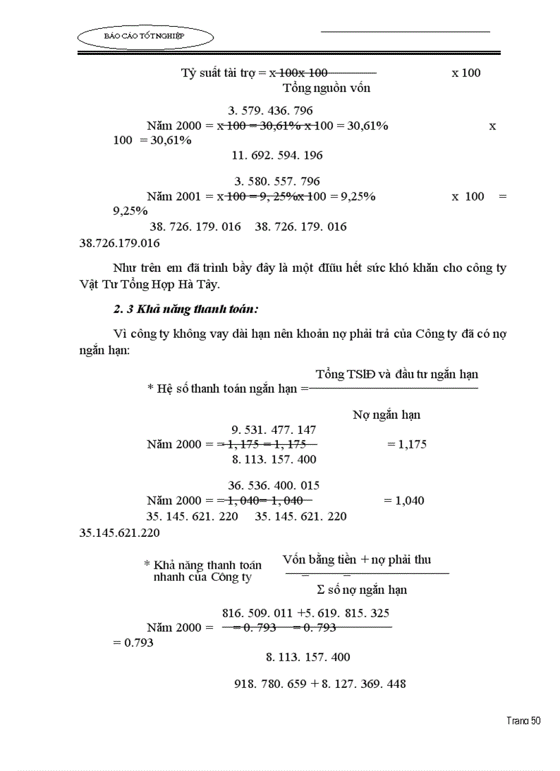 image for page Tình hình thực hiện hạch toán các nghiệp vụ kinh tế phát sinh tại Công ty Vật tư Tổng hợp - Hà tây
