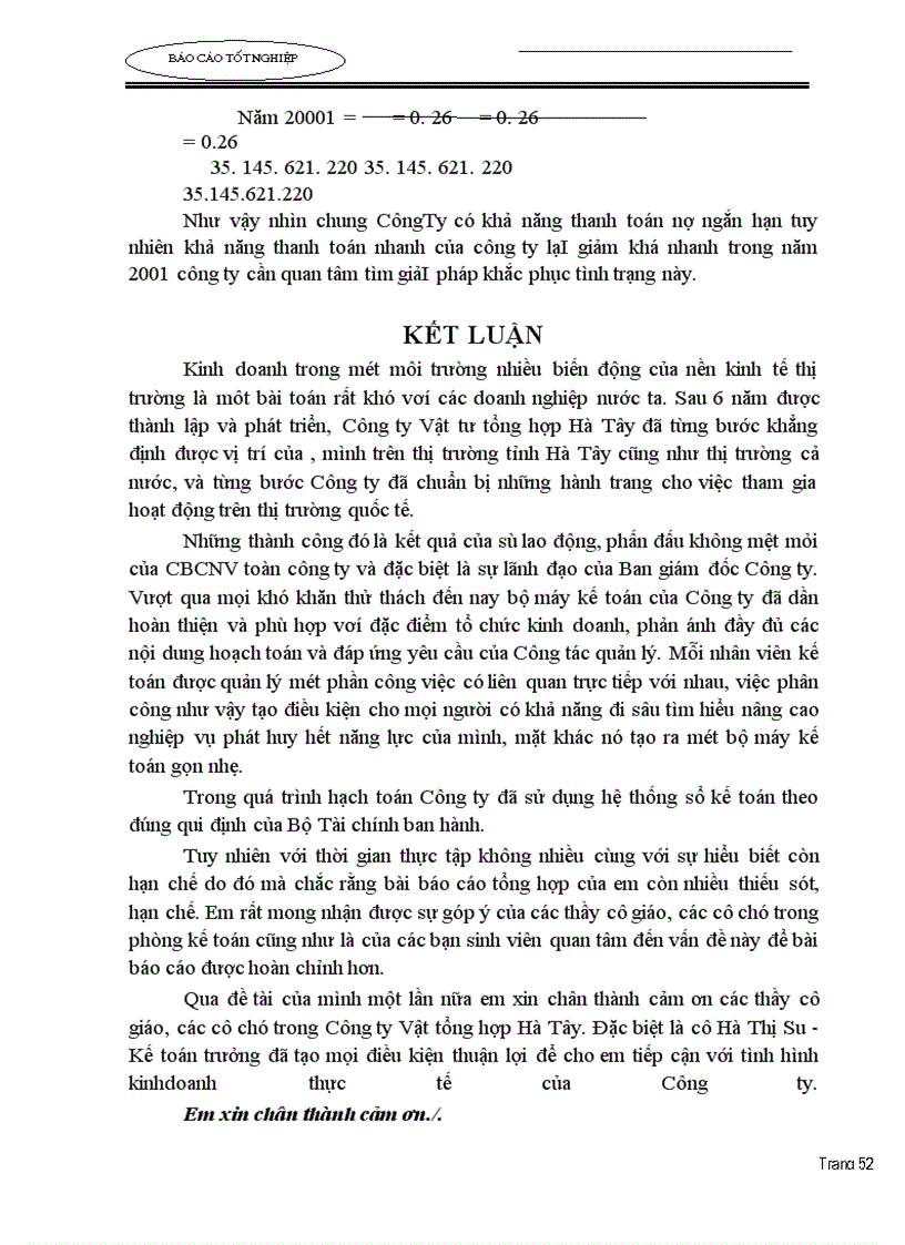 image for page Tình hình thực hiện hạch toán các nghiệp vụ kinh tế phát sinh tại Công ty Vật tư Tổng hợp - Hà tây