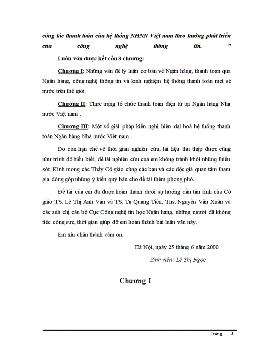image for page Giải pháp nhằm đẩy nhanh tiến trình hiện đại hoá công tác thanh toán của hệ thống NHNN Việt nam theo hướng phát triển của công nghệ thông tin.