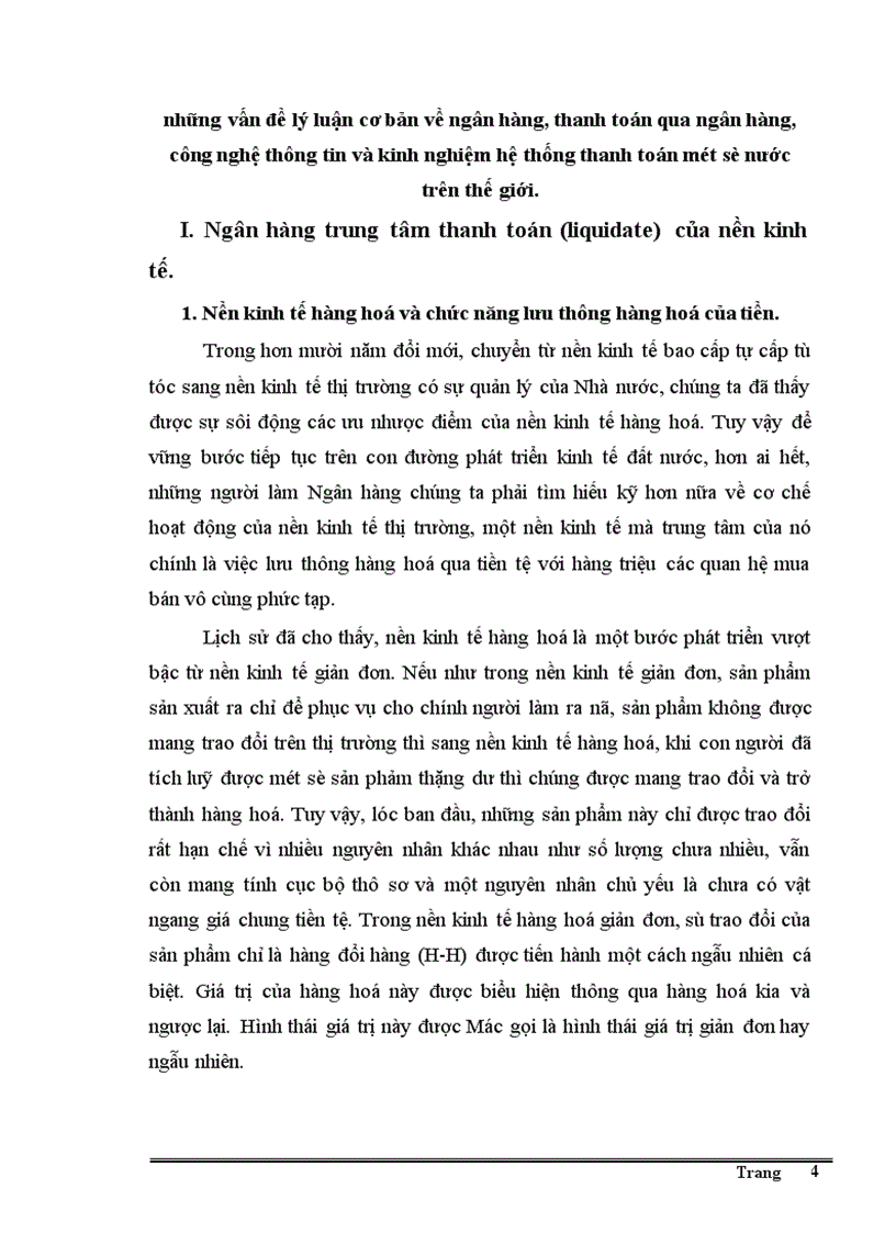 image for page Giải pháp nhằm đẩy nhanh tiến trình hiện đại hoá công tác thanh toán của hệ thống NHNN Việt nam theo hướng phát triển của công nghệ thông tin.
