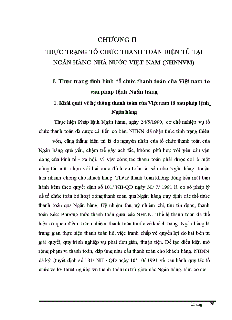 image for page Giải pháp nhằm đẩy nhanh tiến trình hiện đại hoá công tác thanh toán của hệ thống NHNN Việt nam theo hướng phát triển của công nghệ thông tin.