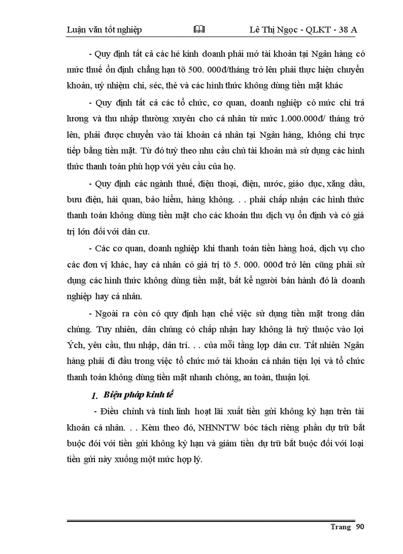 image for page Giải pháp nhằm đẩy nhanh tiến trình hiện đại hoá công tác thanh toán của hệ thống NHNN Việt nam theo hướng phát triển của công nghệ thông tin.
