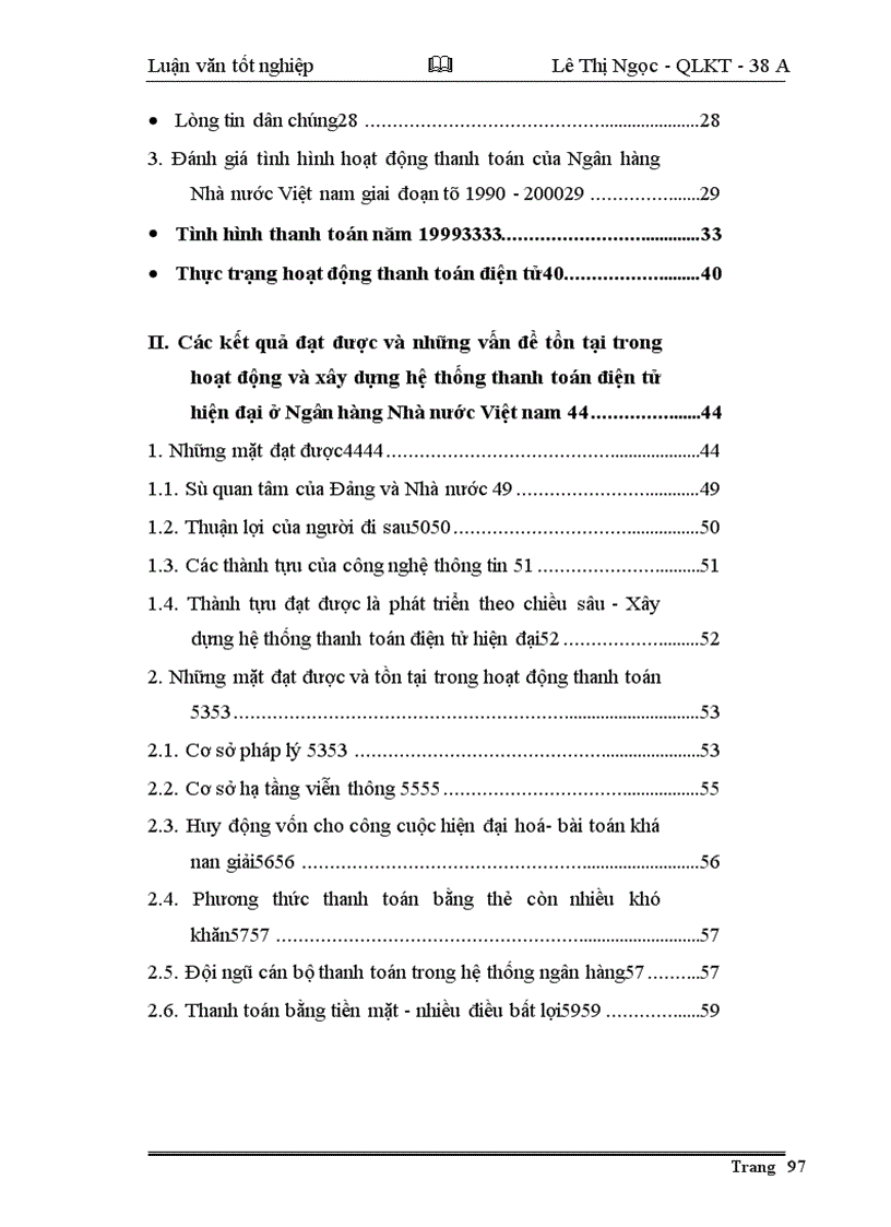 image for page Giải pháp nhằm đẩy nhanh tiến trình hiện đại hoá công tác thanh toán của hệ thống NHNN Việt nam theo hướng phát triển của công nghệ thông tin.