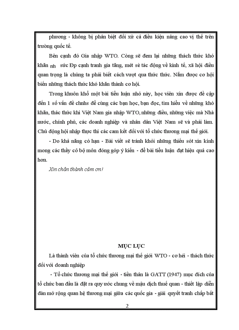 image for page Gia nhập wto cơ hội và thách thức đối với doanh nghiệp việt nam