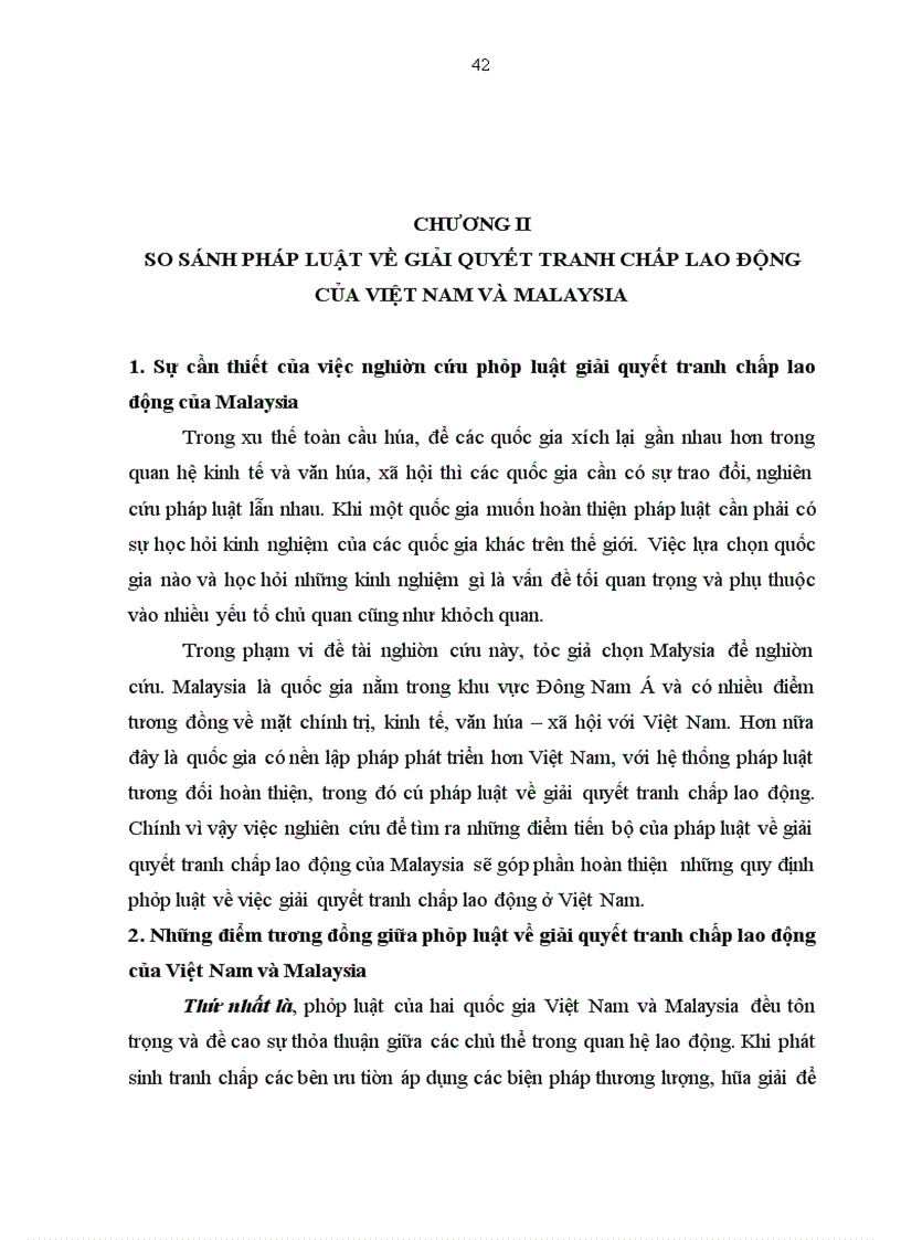 image for page So sánh pháp luật giải quyết tranh chấp lao động giữa Việt Nam và Malaysia