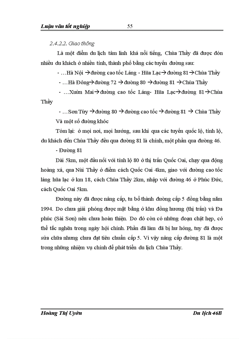 image for page Hoàn thiện công tác quản lý nhà nước về du lịch của Sở du lịch Hà Tây đối với khu du lịch Chùa Thầy