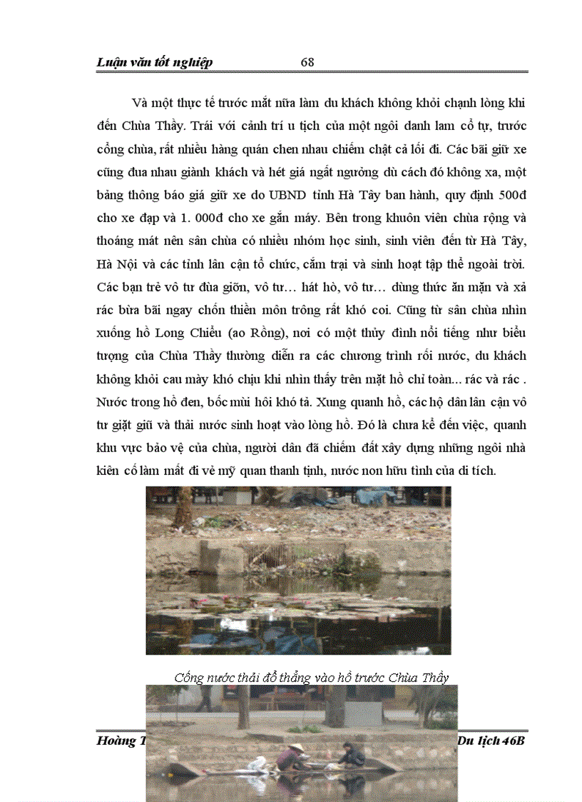 image for page Hoàn thiện công tác quản lý nhà nước về du lịch của Sở du lịch Hà Tây đối với khu du lịch Chùa Thầy