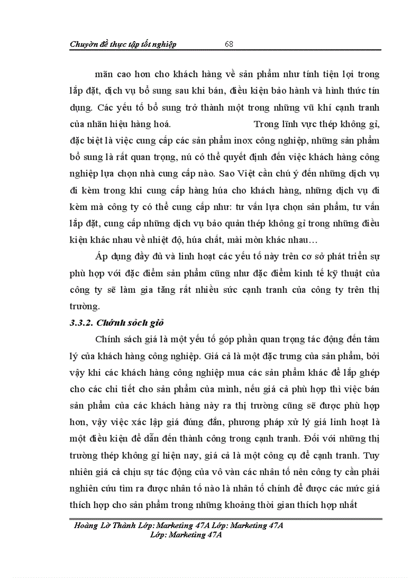 image for page Một số giải pháp marketing trong kinh doanh thép không gỉ ( inox ) tại công ty cổ phần quốc tế Sao Việt