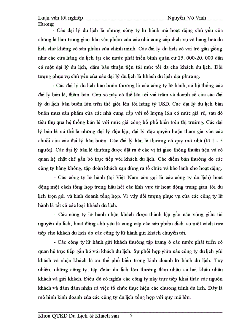 image for page Áp dụng Makerting - Mix trong hoạt động kinh doanh lữ hành tại Công ty Điều hành Hướng dẫn du lịch Vinatour