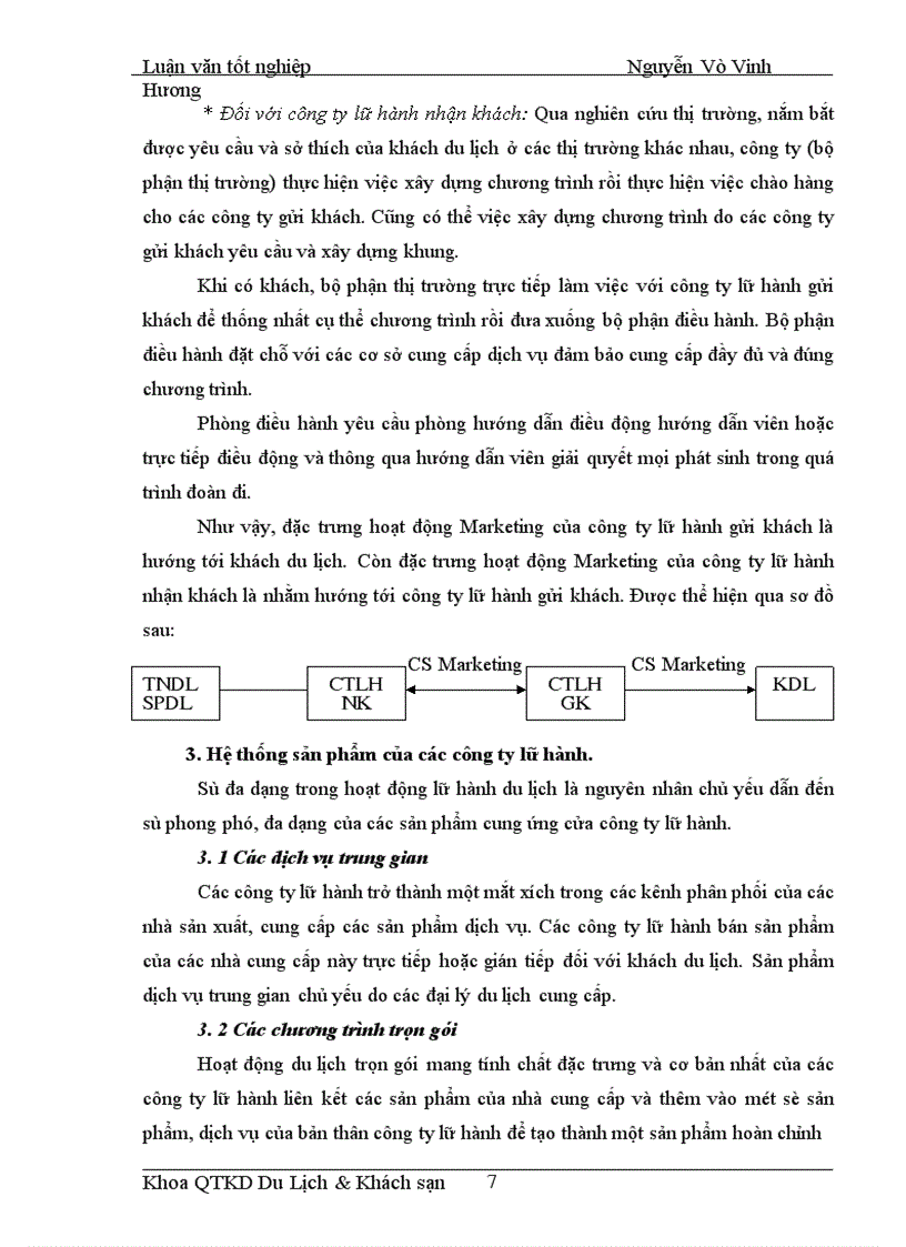 image for page Áp dụng Makerting - Mix trong hoạt động kinh doanh lữ hành tại Công ty Điều hành Hướng dẫn du lịch Vinatour