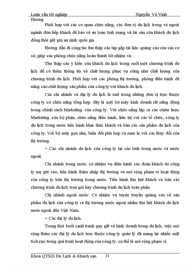 image for page Áp dụng Makerting - Mix trong hoạt động kinh doanh lữ hành tại Công ty Điều hành Hướng dẫn du lịch Vinatour