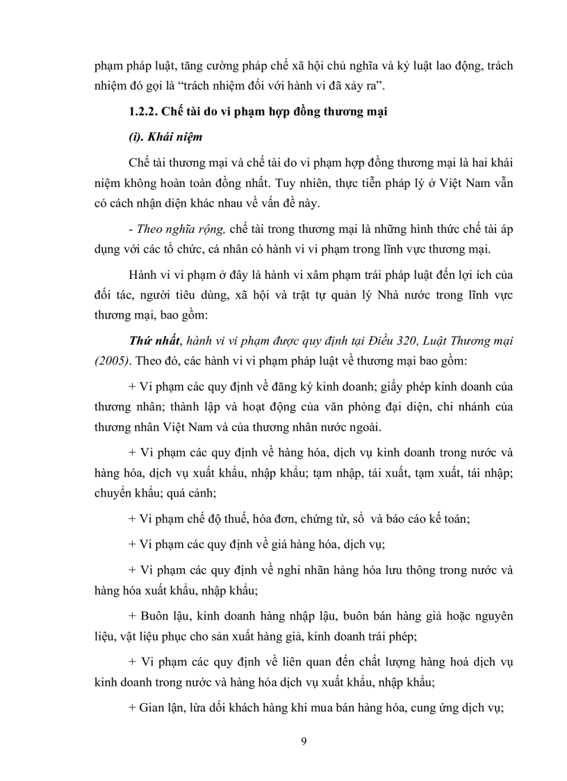 image for page Các hình thức chế tài do vi phạm hợp đồng trong thương mại