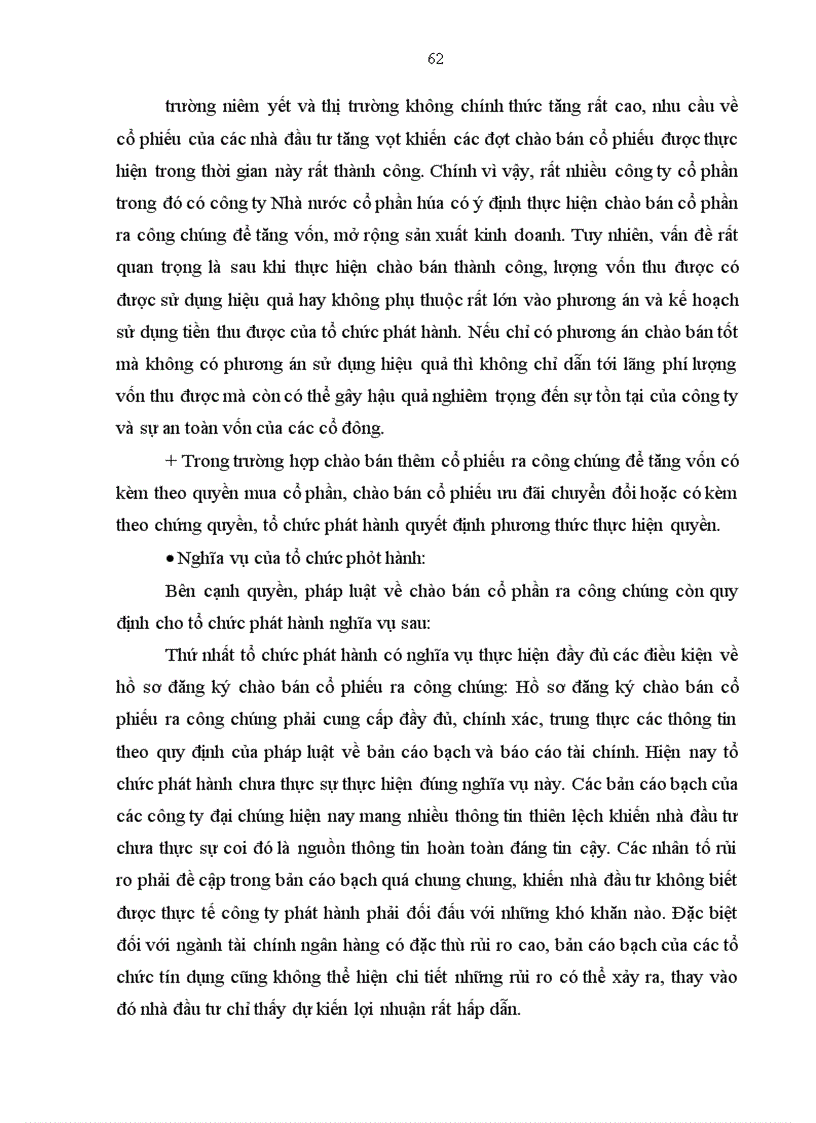 image for page Giá chào bán, thời gian, địa điểm phát hành và một số yếu tố khác giúp làm tăng khả năng thành công của đợt chào bán