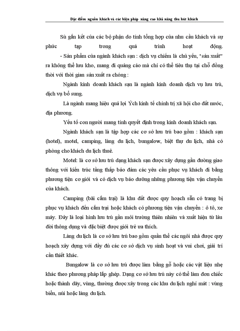 image for page Đặc điểm nguồn khách và các biện pháp nâng cao khả năng thu hút khách của khách sạn Thắng lợi