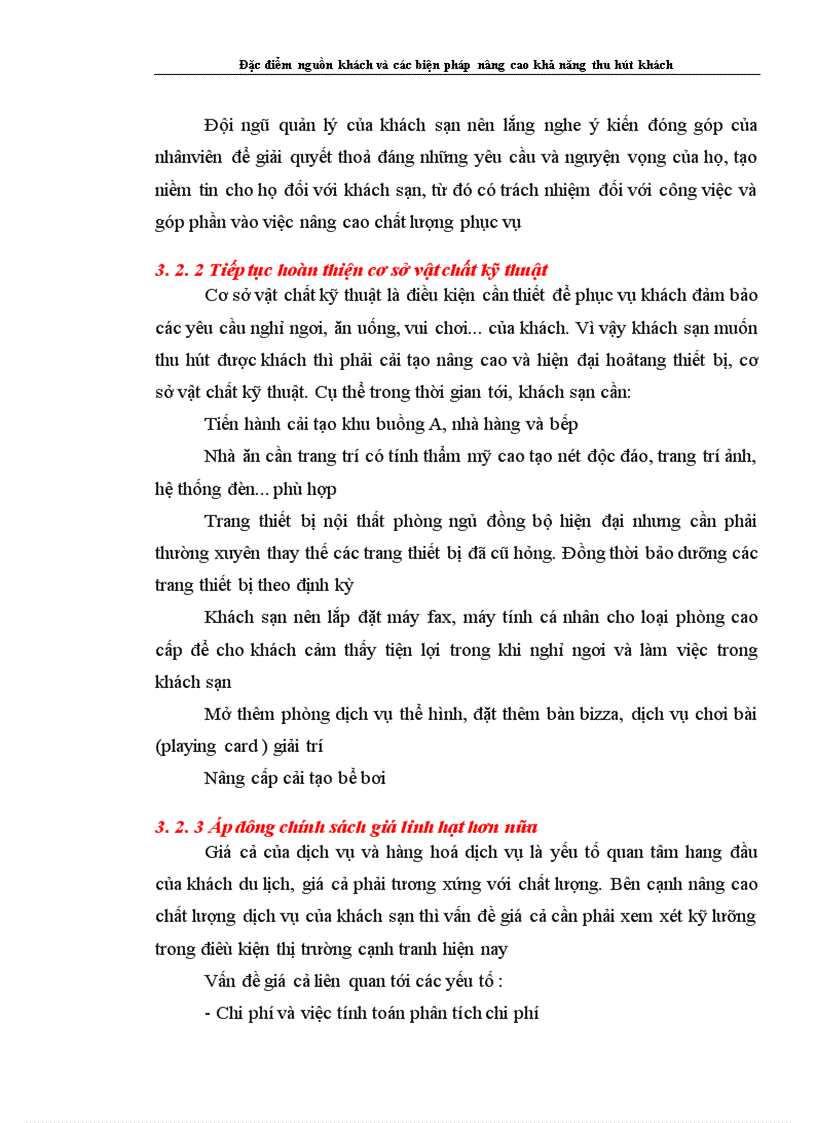 image for page Đặc điểm nguồn khách và các biện pháp nâng cao khả năng thu hút khách của khách sạn Thắng lợi
