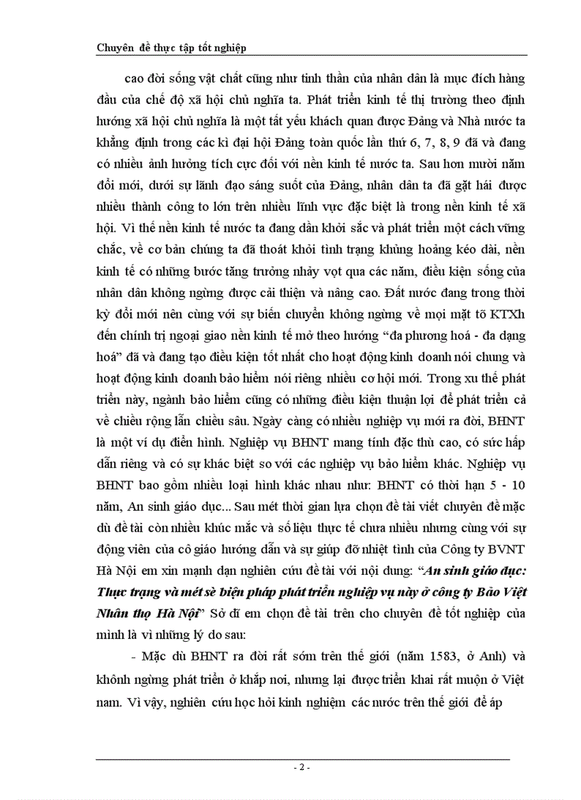 image for page Tình hình triển khai sản phẩm bảo hiểm “An sinh giáo dục” của Bảo Việt tại BVNT Hà Nội