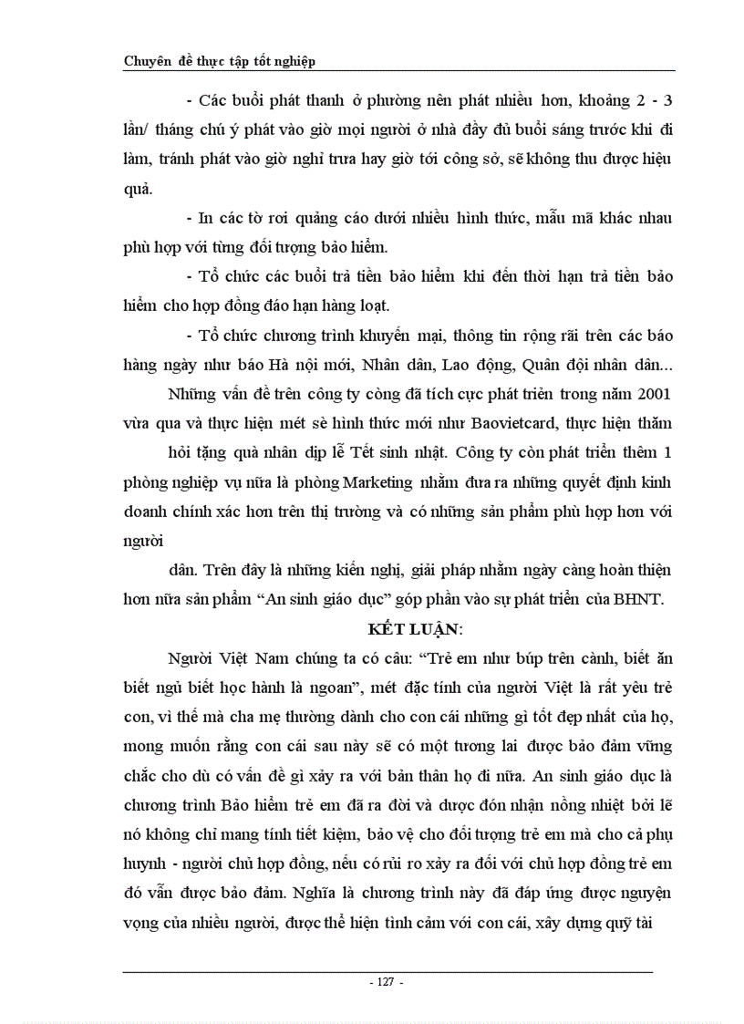 image for page Tình hình triển khai sản phẩm bảo hiểm “An sinh giáo dục” của Bảo Việt tại BVNT Hà Nội