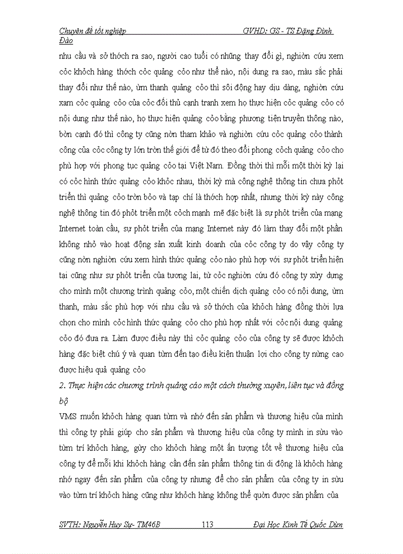 image for page Biện pháp nâng cao hiệu quả hoạt động quảng cáo của công ty VMS trong thời gian tới