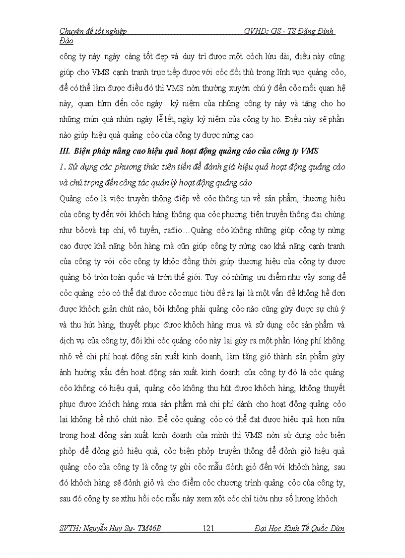 image for page Biện pháp nâng cao hiệu quả hoạt động quảng cáo của công ty VMS trong thời gian tới