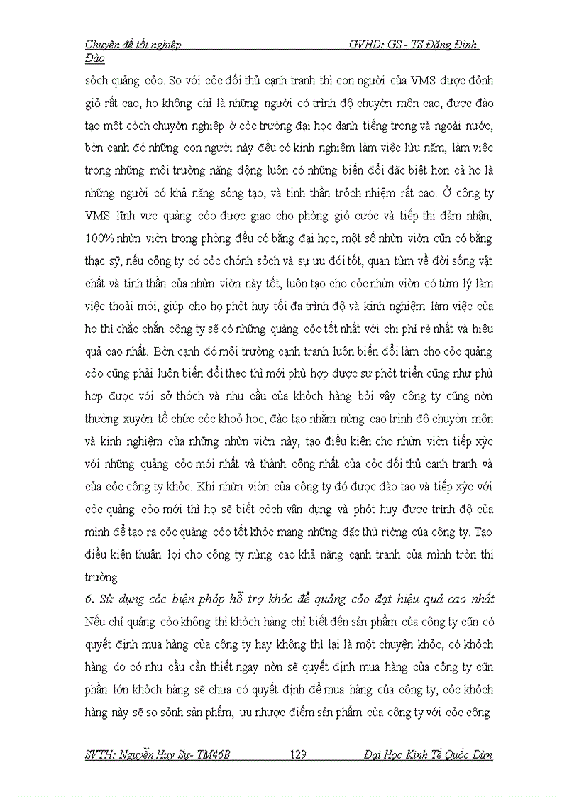 image for page Biện pháp nâng cao hiệu quả hoạt động quảng cáo của công ty VMS trong thời gian tới