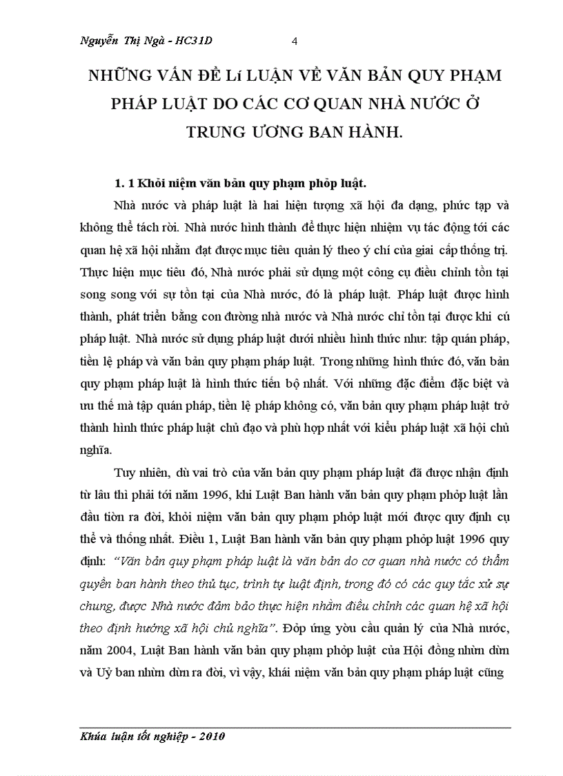 image for page Thực trạng ban hành văn bản quy phạm pháp luật của các cơ quan Nhà nước ở trung ương