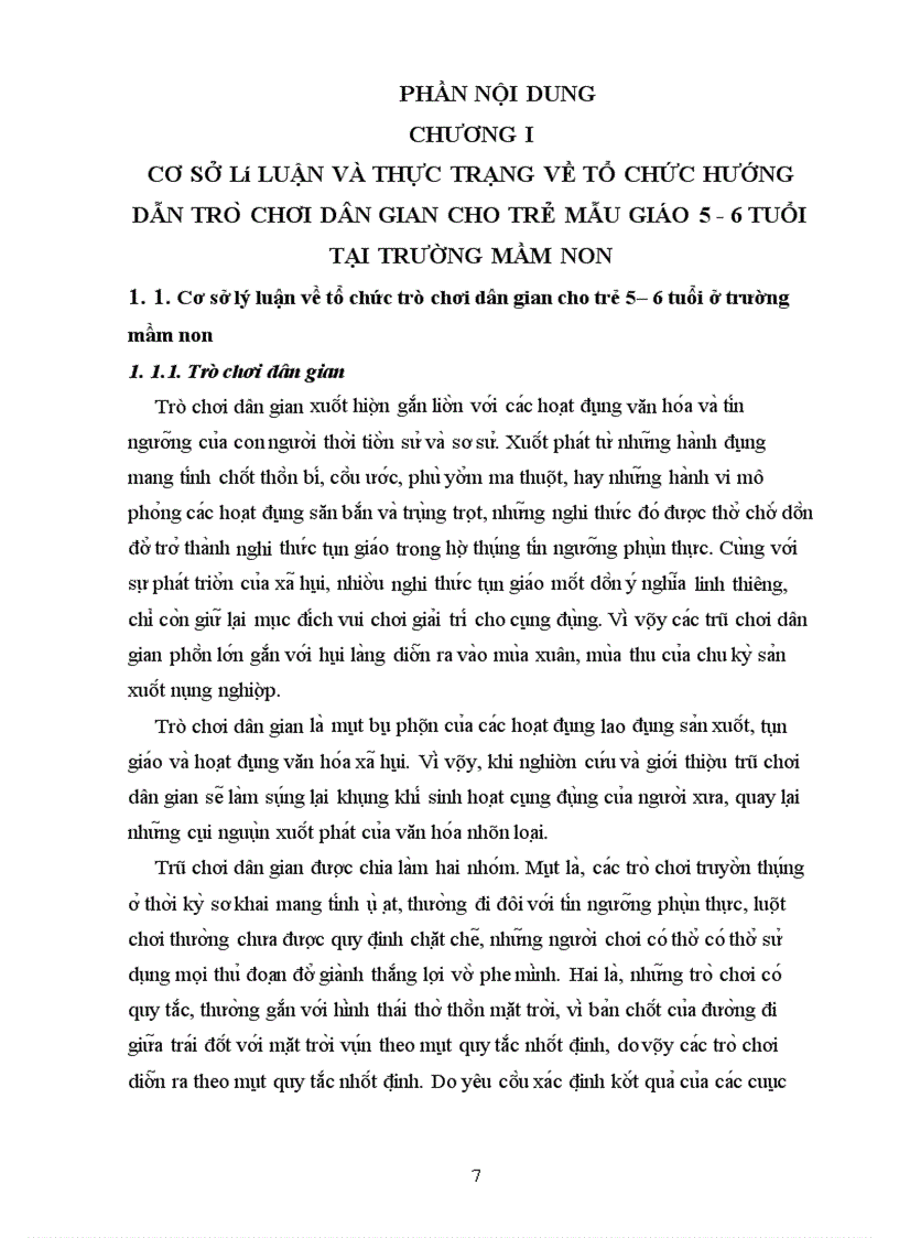 image for page Sưu tầm và tổ chức một số trò chơi dân gia đã sư tầm cho trẻ mẫu giáo 5-6 tuổi ở trường mầm non