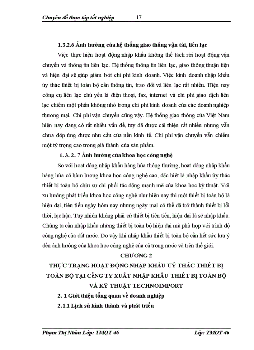 image for page Thực trạng và giải pháp nâng cao hiệu quả hoạt động nhập khẩu ủy thác thiết bị toàn bộ tại công ty xuất nhập khẩu thiết bị toàn bộ và kỹ thuật Technoimport Hà nội
