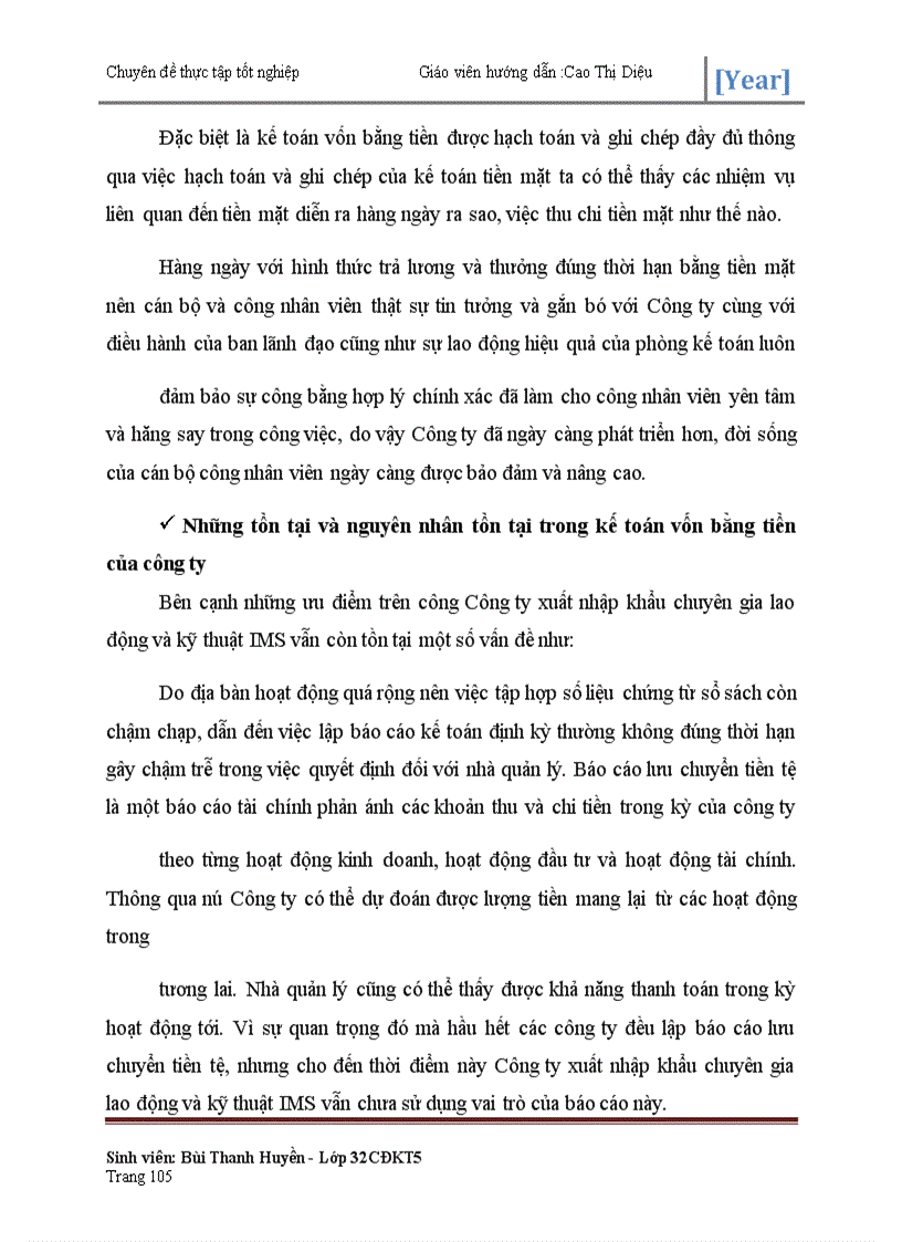 image for page Tổ chức công tác kế toán Vốn Bằng Tiền tại Công ty xuất nhập khẩu chuyên gia lao động và kỹ thuật IMS