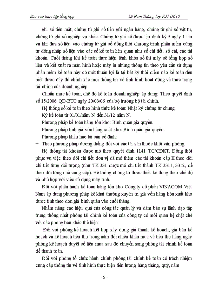 image for page Phân tích thống kê doanh thu của của Công ty cổ phần VINACOM Việt Nam