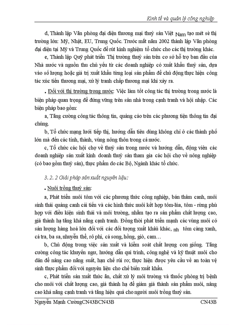 image for page Nâng cao sức cạnh tranh của hàng thuỷ sản Việt Nam trong bối cảnh hội nhập kinh tế quốc tế